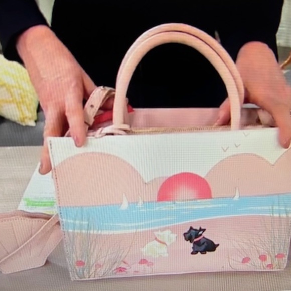 Radley of London Burgh Island Handbag with Shell Coin Purse - Picture 9 of 10